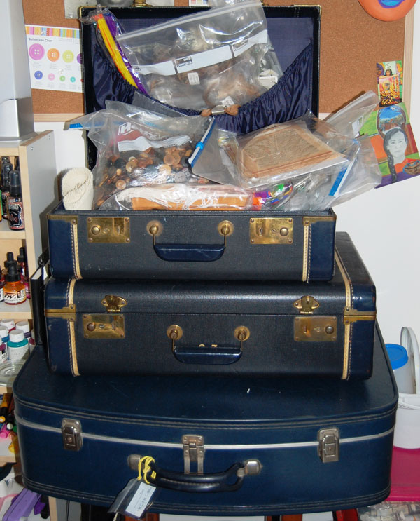 What’s In My Luggage and On My Studio Table?